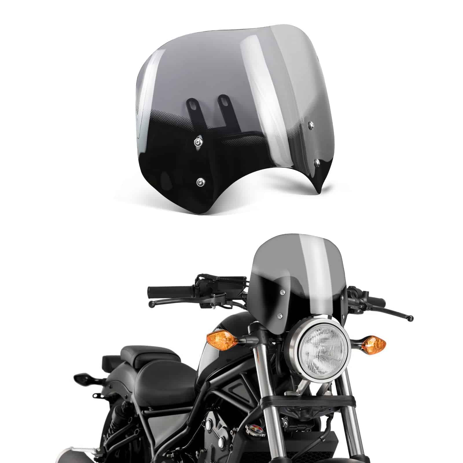 Protector de Parabrisas JUNJUMOTO - Compatible con Rebel