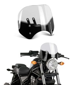 Parabrisas JUNJUMOTO para Rebel 300 Rebel 500 -Transparente
