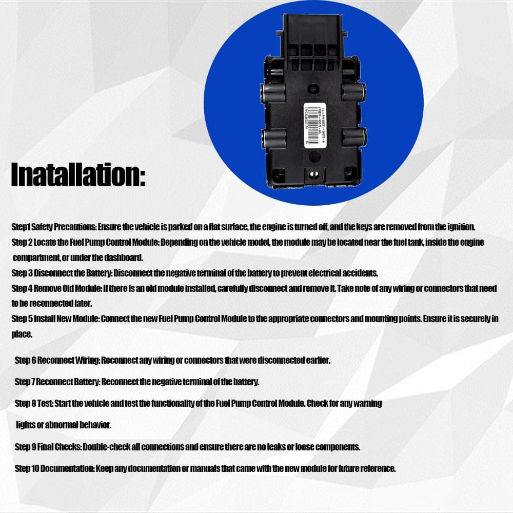 Módulo de Control de la Bomba de Combustible -571-34070 - Imagen 6