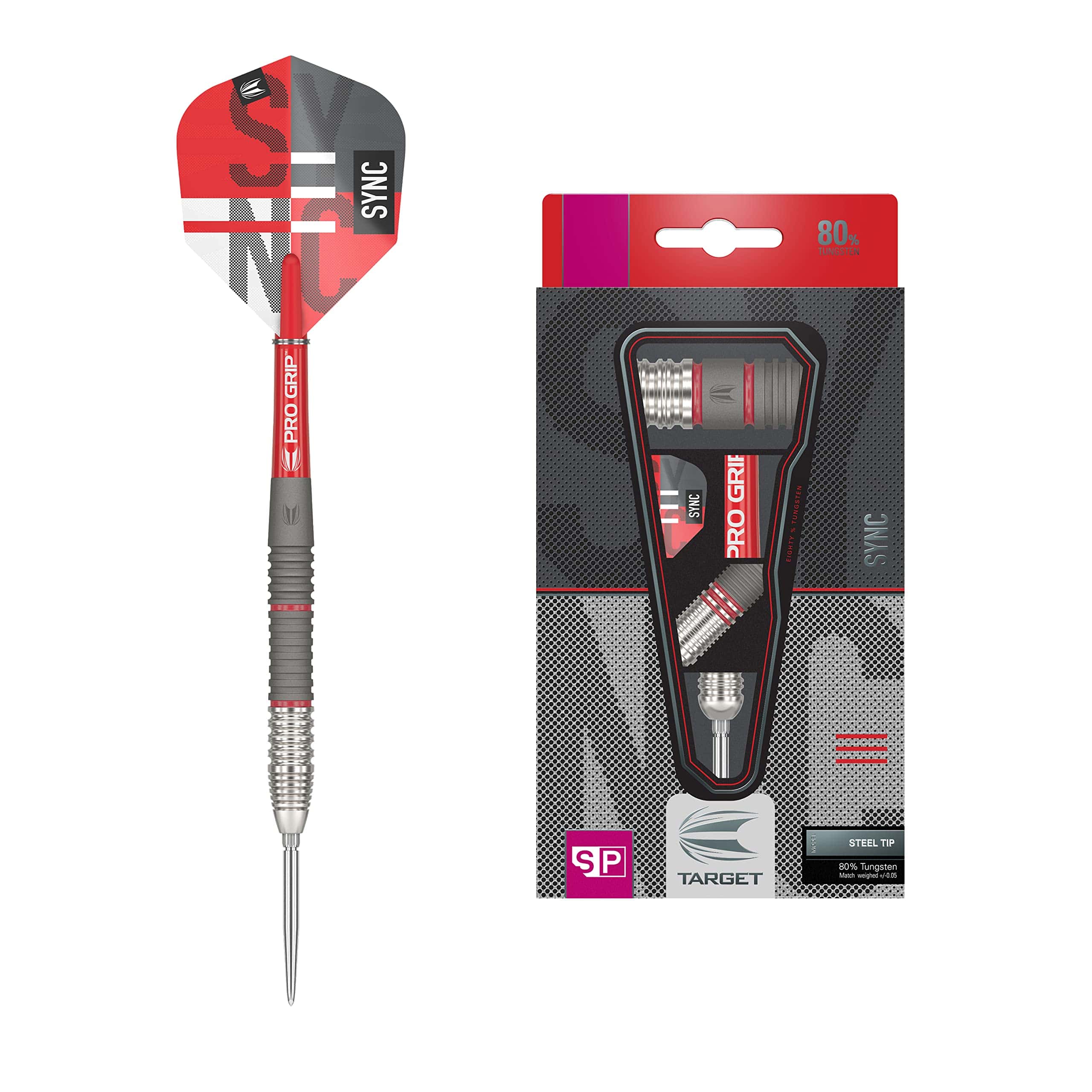 Set de Dardos de Punta de Acero Target Darts Sync 03 23G
