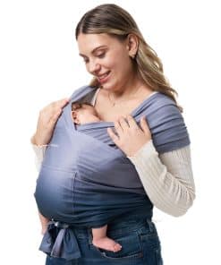 Fular Portabebés Momcozy, Ergonómico para -Azul Gradiente