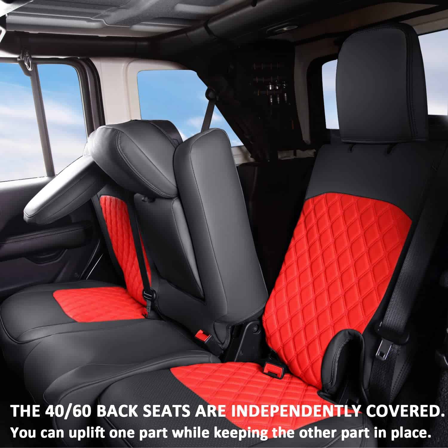 GIANT PANDA Juego Completo de Fundas de Asiento de Coche - Imagen 9