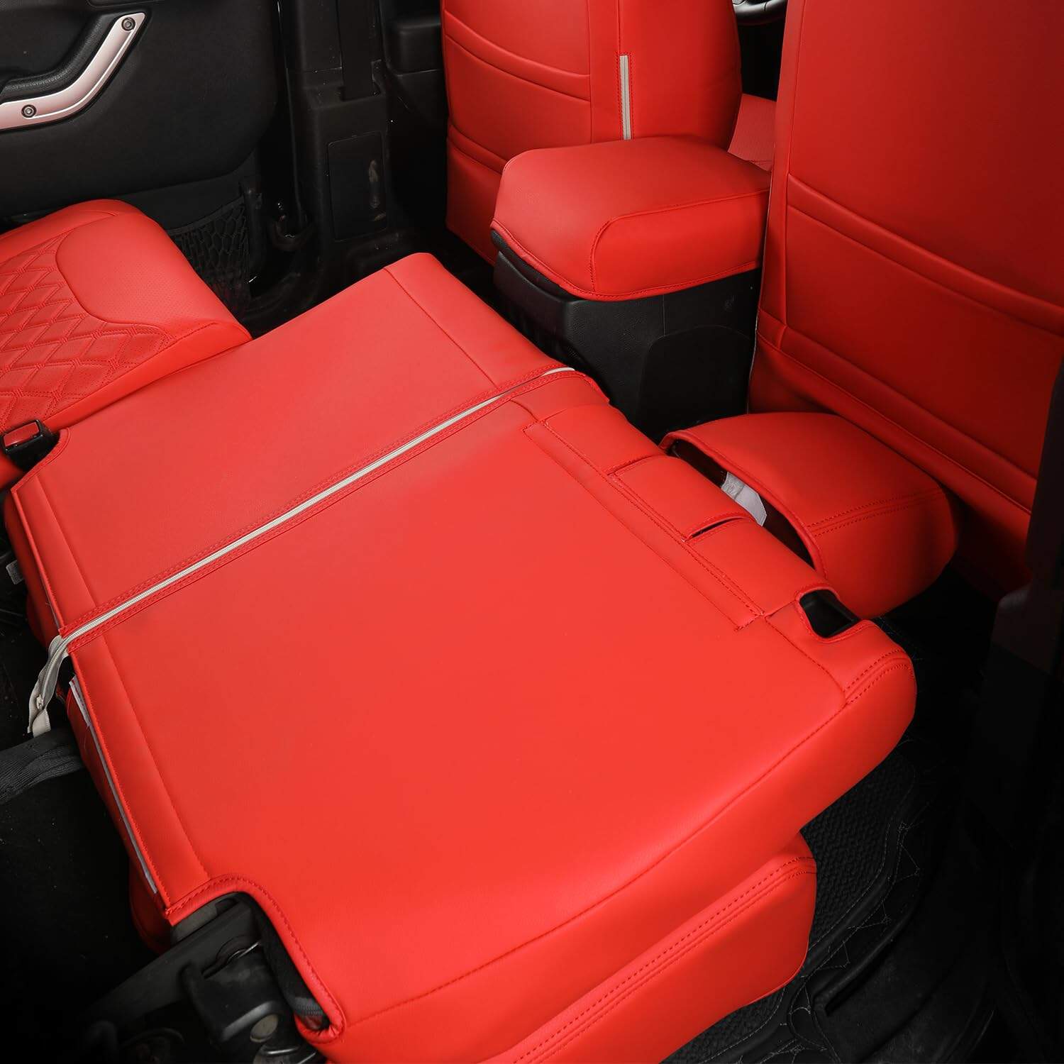 Fundas de asiento para automóvil GIANT PANDA -Rojo - Imagen 8