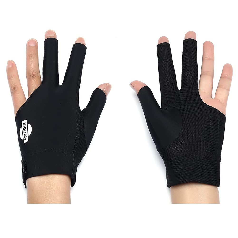 Guantes de Billar TROUFY para Mano -Negro