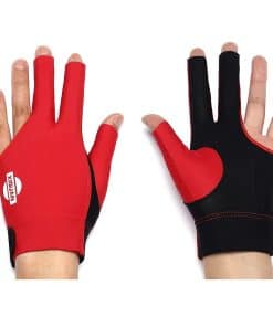 Guantes de Billar TROUFY para Mano -Rojo