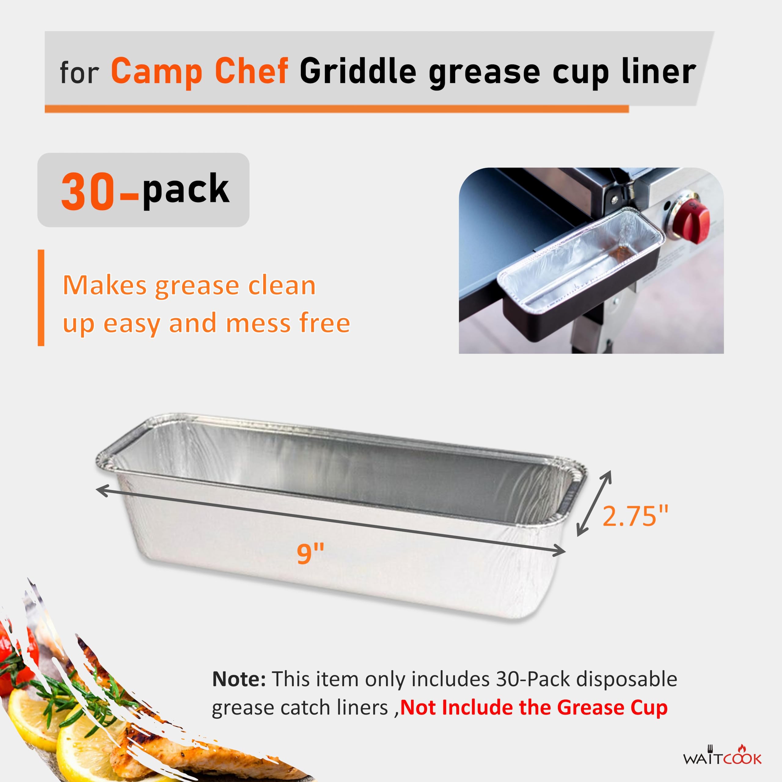 30-pack Reemplazo Desechable de Forro de Recipiente de - Imagen 4