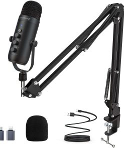 Kit de micrófono para juegos ZealSound, micrófono de