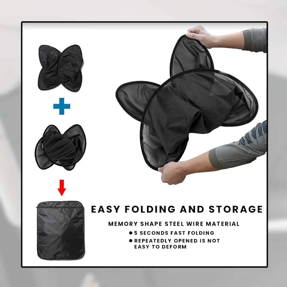 CoolKo Cubiertas Reflectantes de Parasol para Todas las - Imagen 6