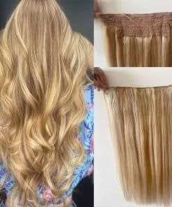 Extensiones de Cabello con Cable Invisible y Diadema