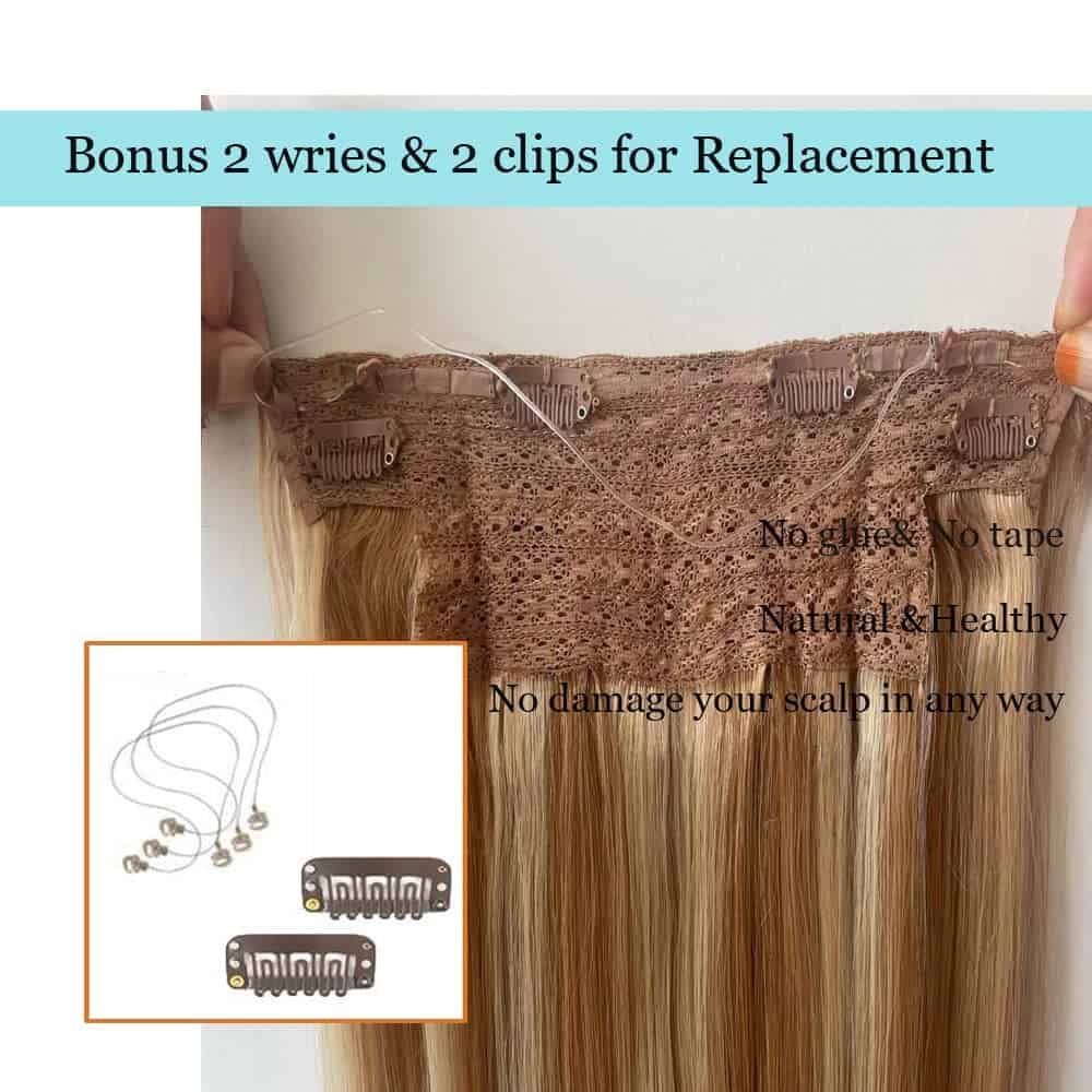Extensiones de Cabello con Cable Invisible y Diadema - Imagen 4