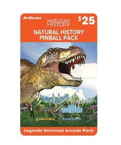AtGames Natural History Pinball Pack Game Card para Todas