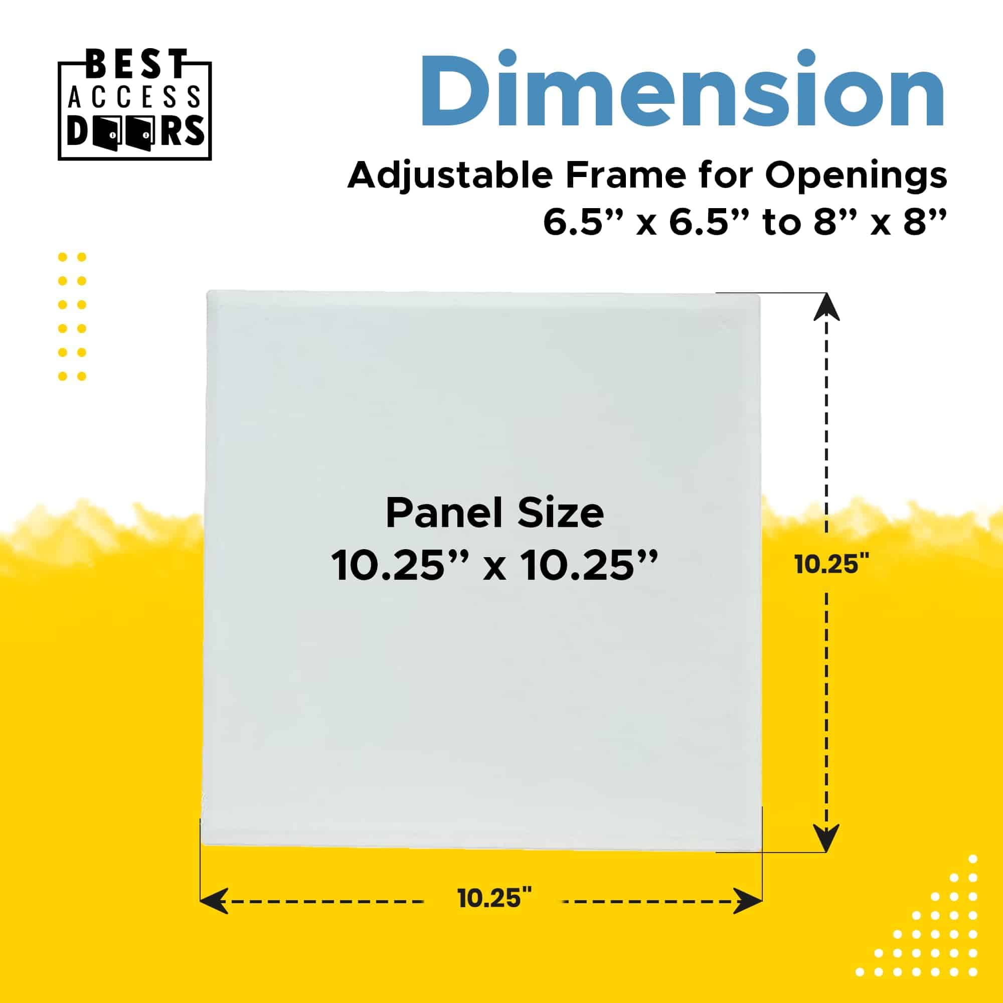 Mejor Panel de Acceso Magnético de Pared de 6.5� x 8� con - Imagen 4