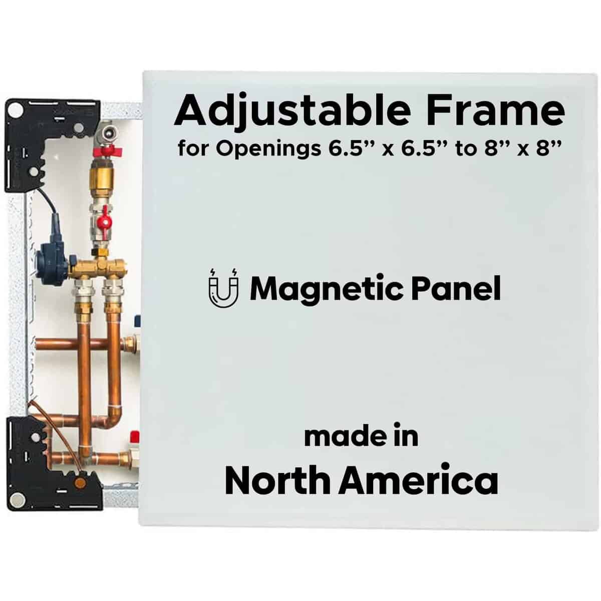 Mejor Panel de Acceso Magnético de Pared de 6.5� x 8� con