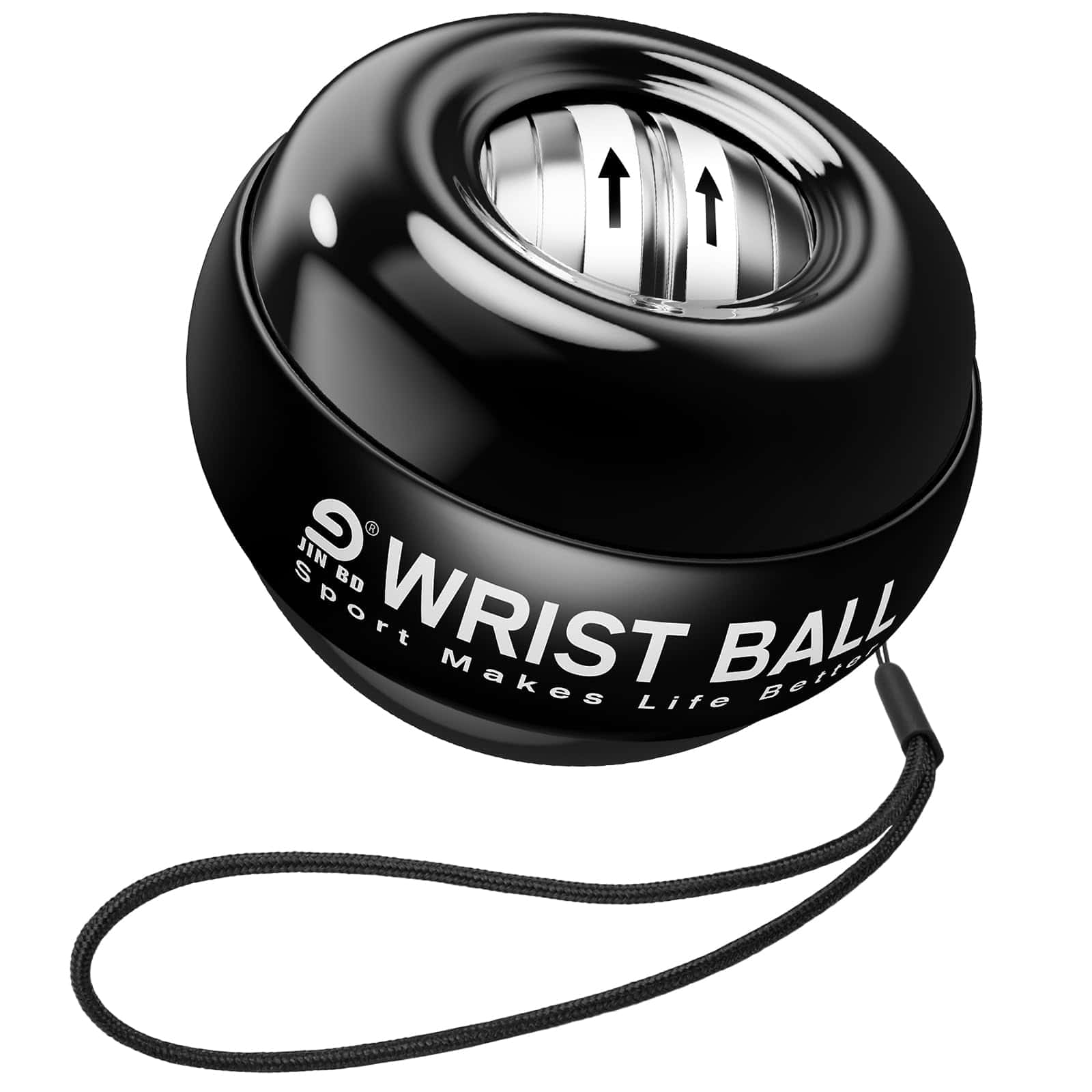 JIN BD Wrist Trainer Ball Auto-Start Wrist -Negro Diamante s
