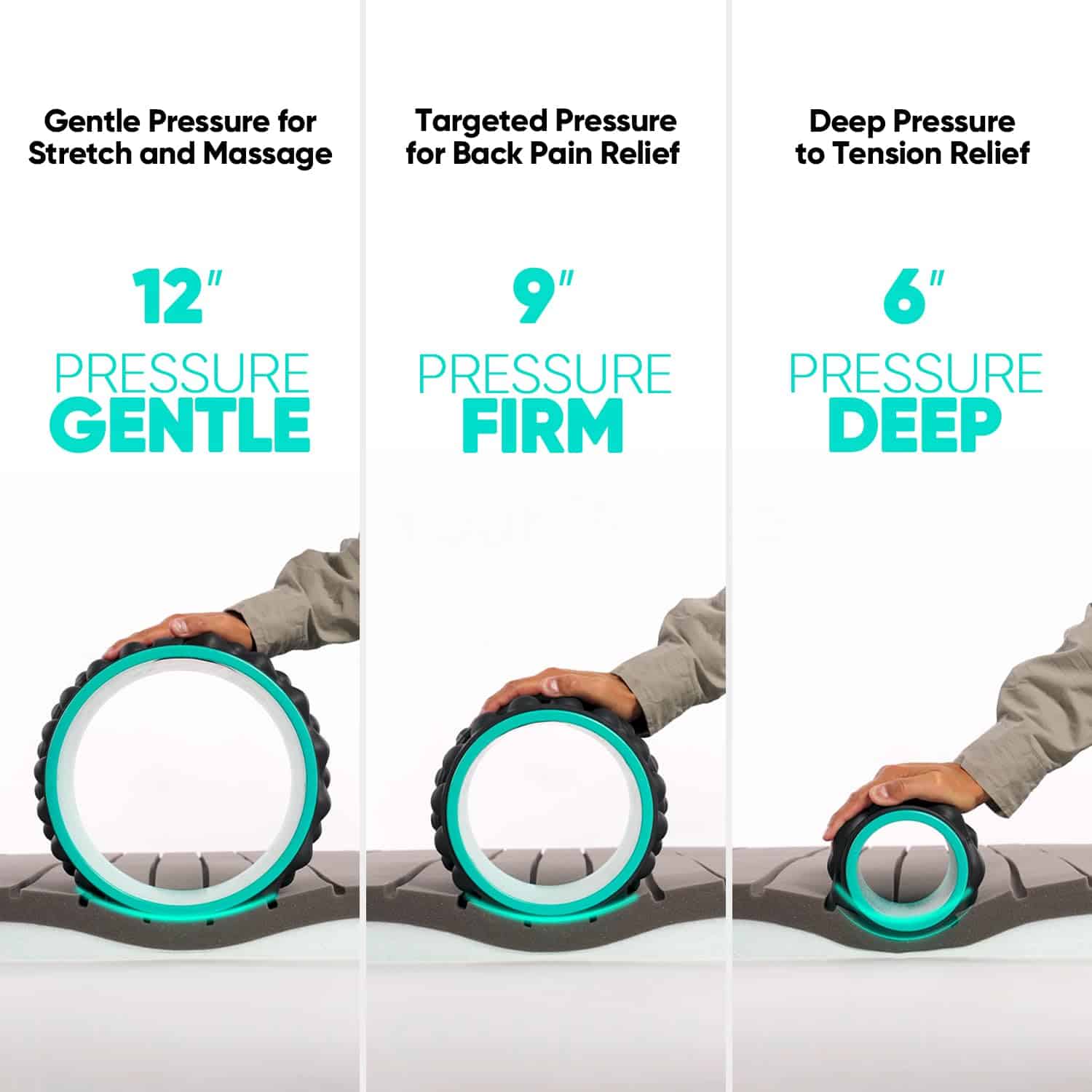 FitBeast Rodillo de Espalda, Rodillo de Espuma para la - Imagen 7