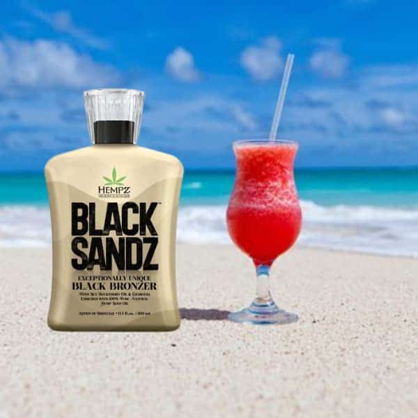 Hempz Black Sandz Bronceador Negro Único DHA y Bronceador - Imagen 9