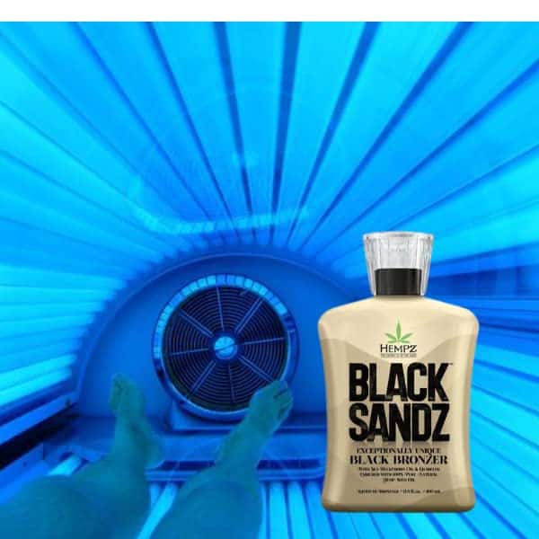 Hempz Black Sandz Bronceador Negro Único DHA y Bronceador - Imagen 7
