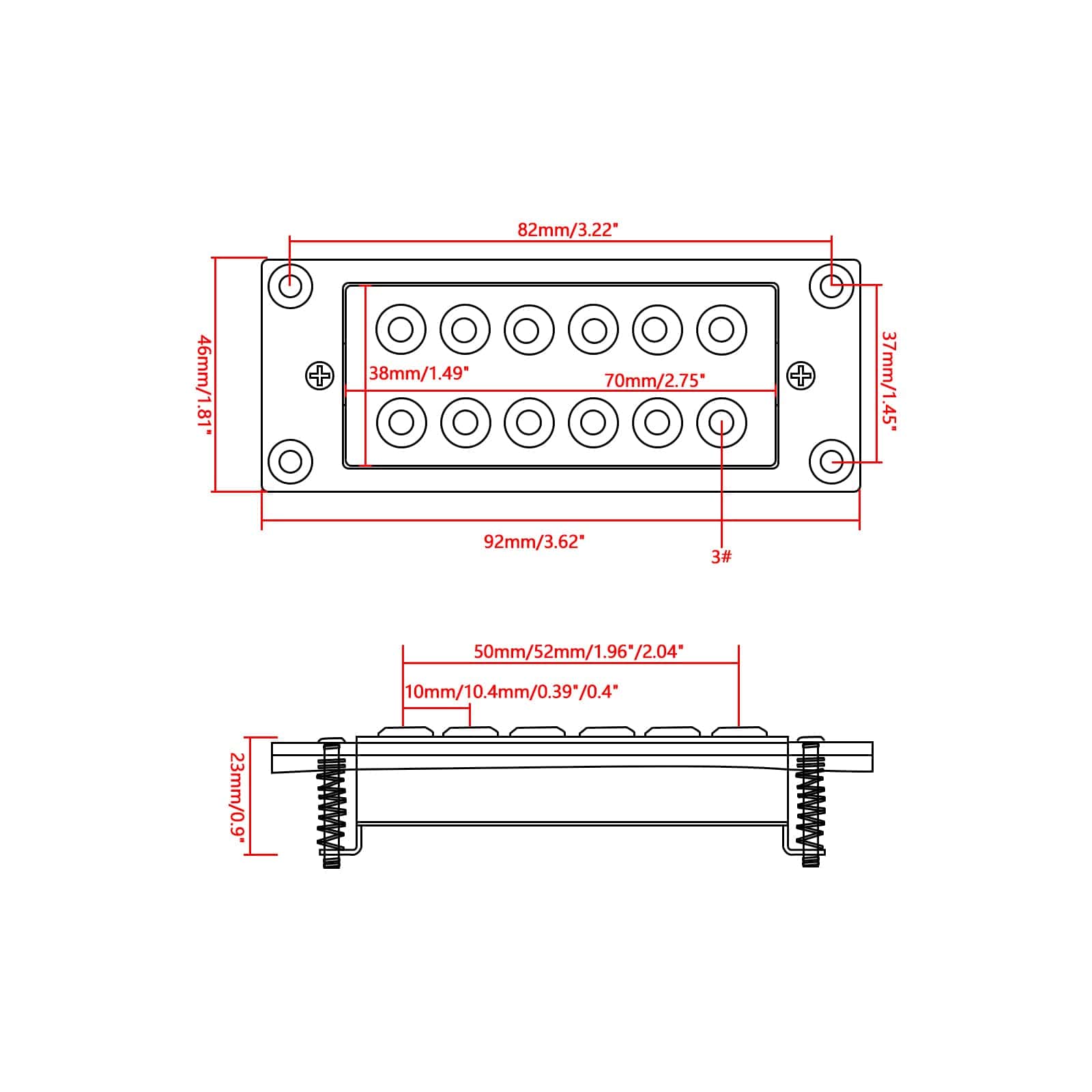 2pcs Pastillas de Guitarra de Doble Bobina para Guitarra - Imagen 4