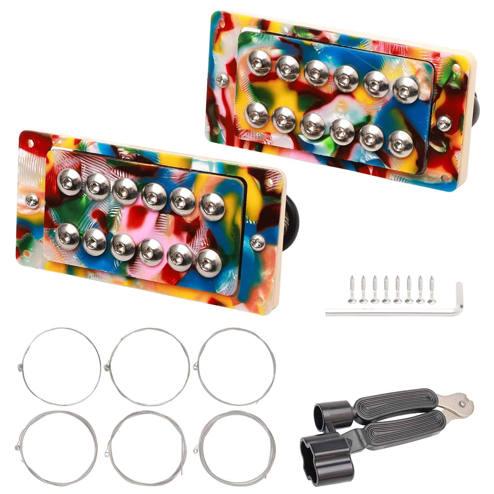 2pcs Pastillas de Guitarra de Doble Bobina para Guitarra
