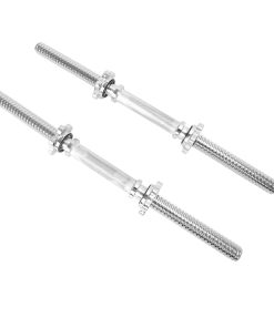 Par de Mangos de Mancuerna Roscados de 1 Pulgada Cromados,