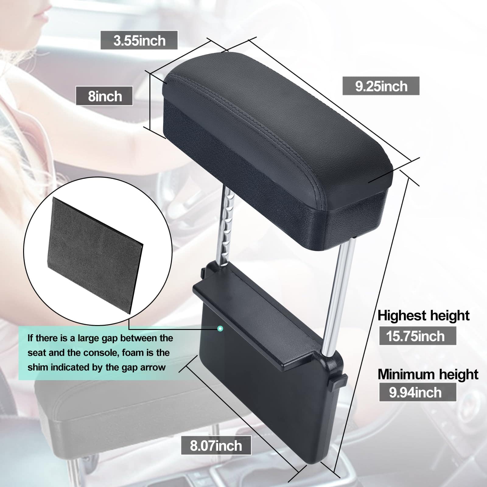 Caja de Almacenamiento Reposabrazos de Coche Universal - Imagen 3