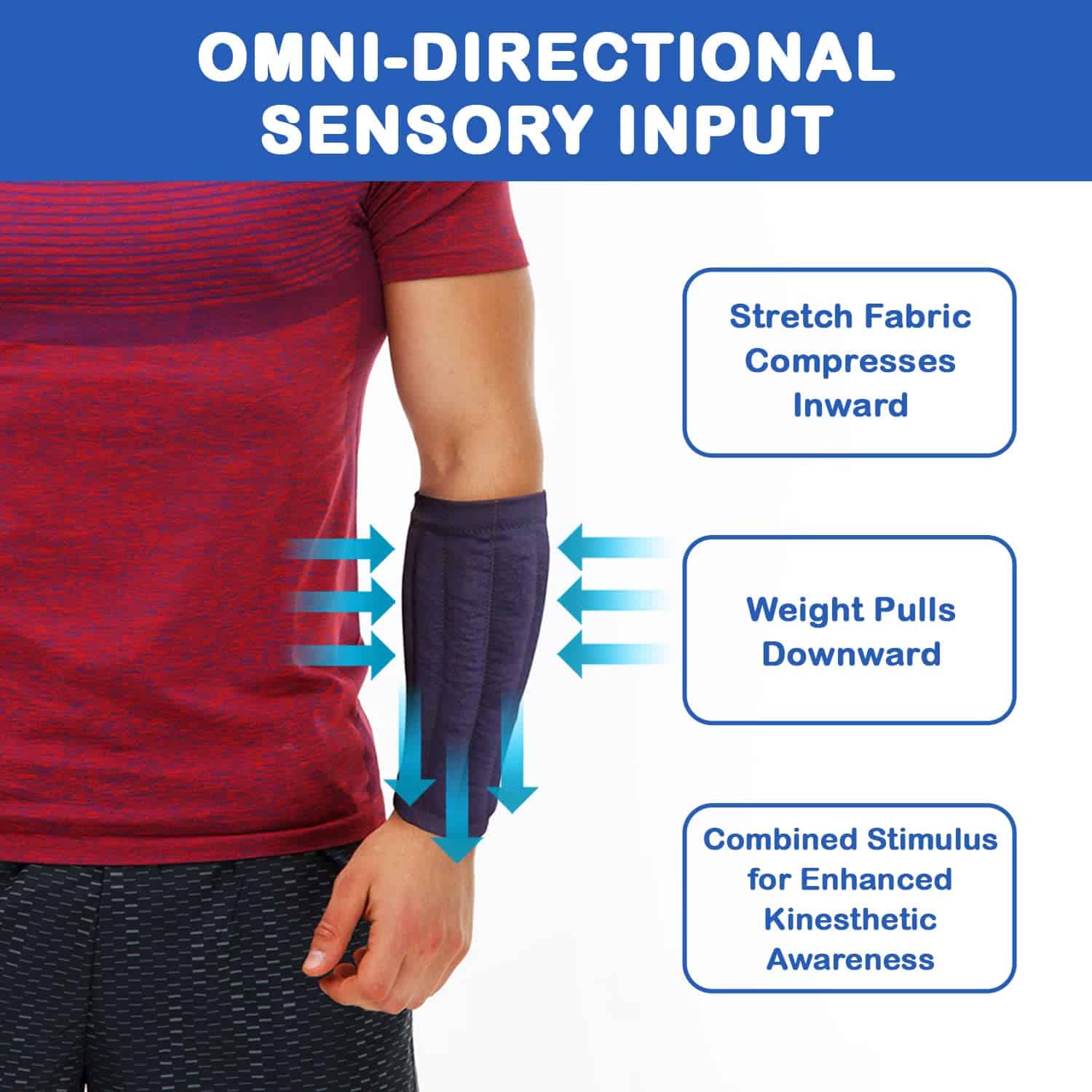 Banda de Compresión Ponderada para Brazo (PEQUEÑA, 1/2 lb.) - Imagen 8
