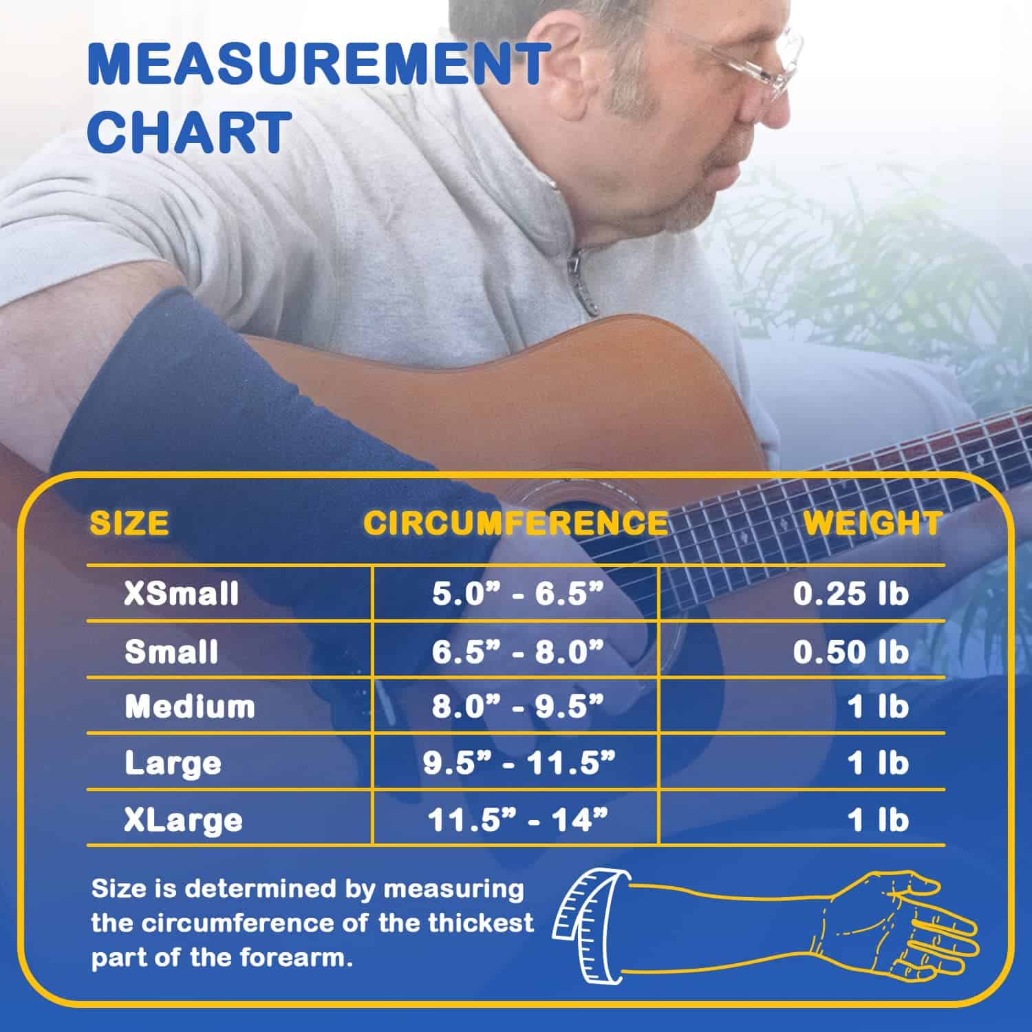 Banda de Compresión Ponderada para Brazo (PEQUEÑA, 1/2 lb.) - Imagen 5