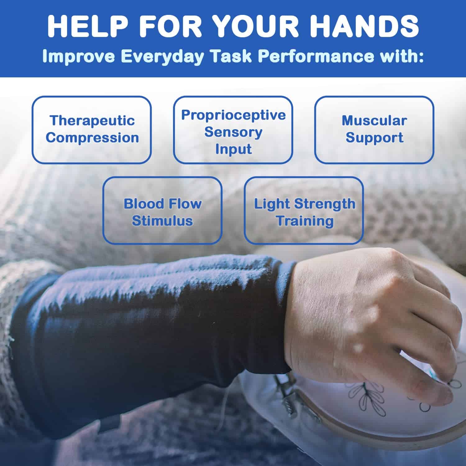 Banda de Compresión Ponderada para Brazo (PEQUEÑA, 1/2 lb.) - Imagen 6