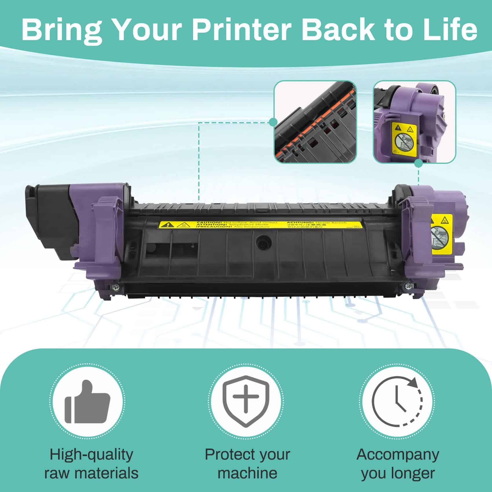 Kit de Mantenimiento de Fusor Q7502A (RM1-3131) para - Imagen 6