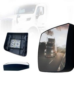 Espejo de Repuesto SPLENDID para Peterbilt 579 -Negro