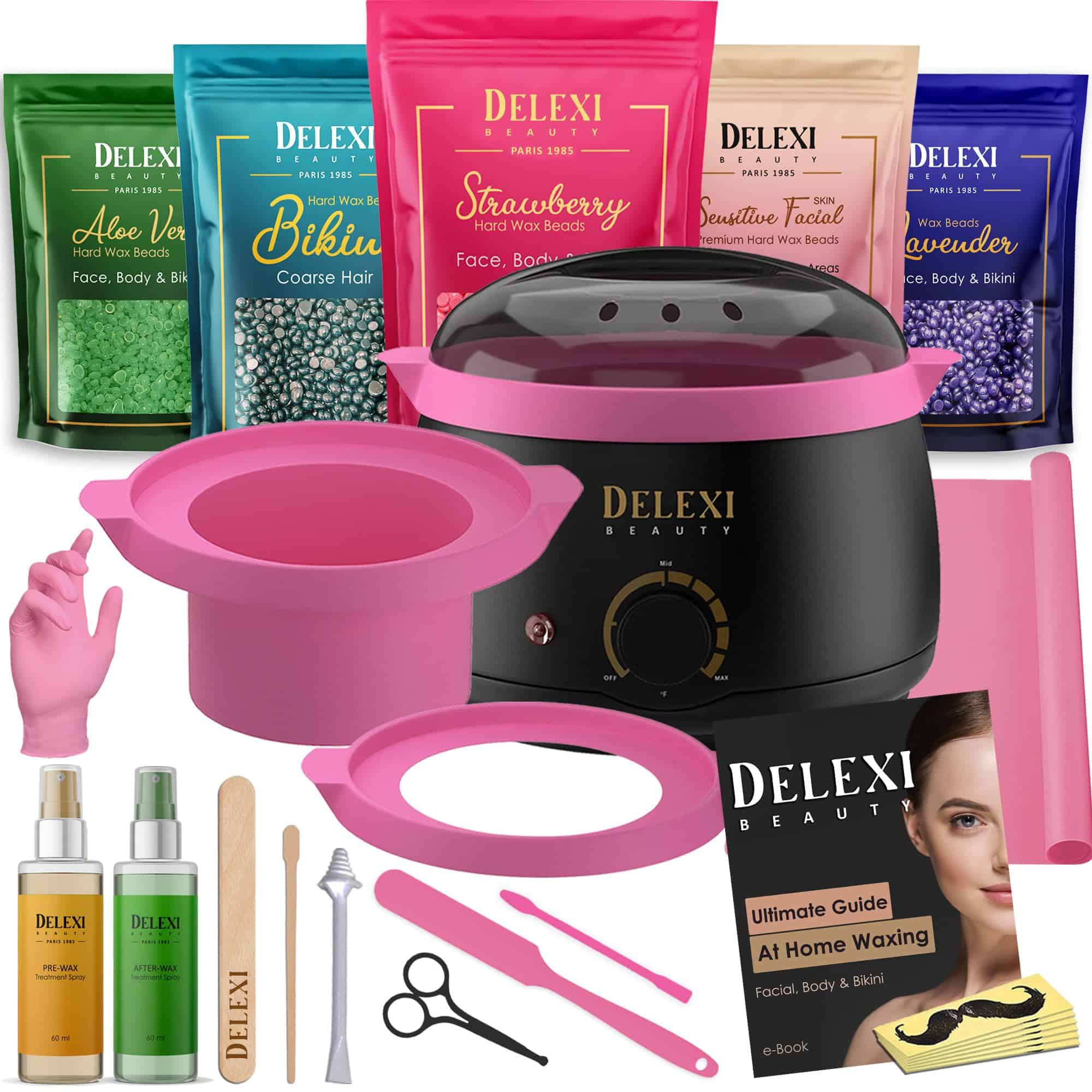 Kit de Depilación DELEXI Premium Todo en uno para Mujeres |
