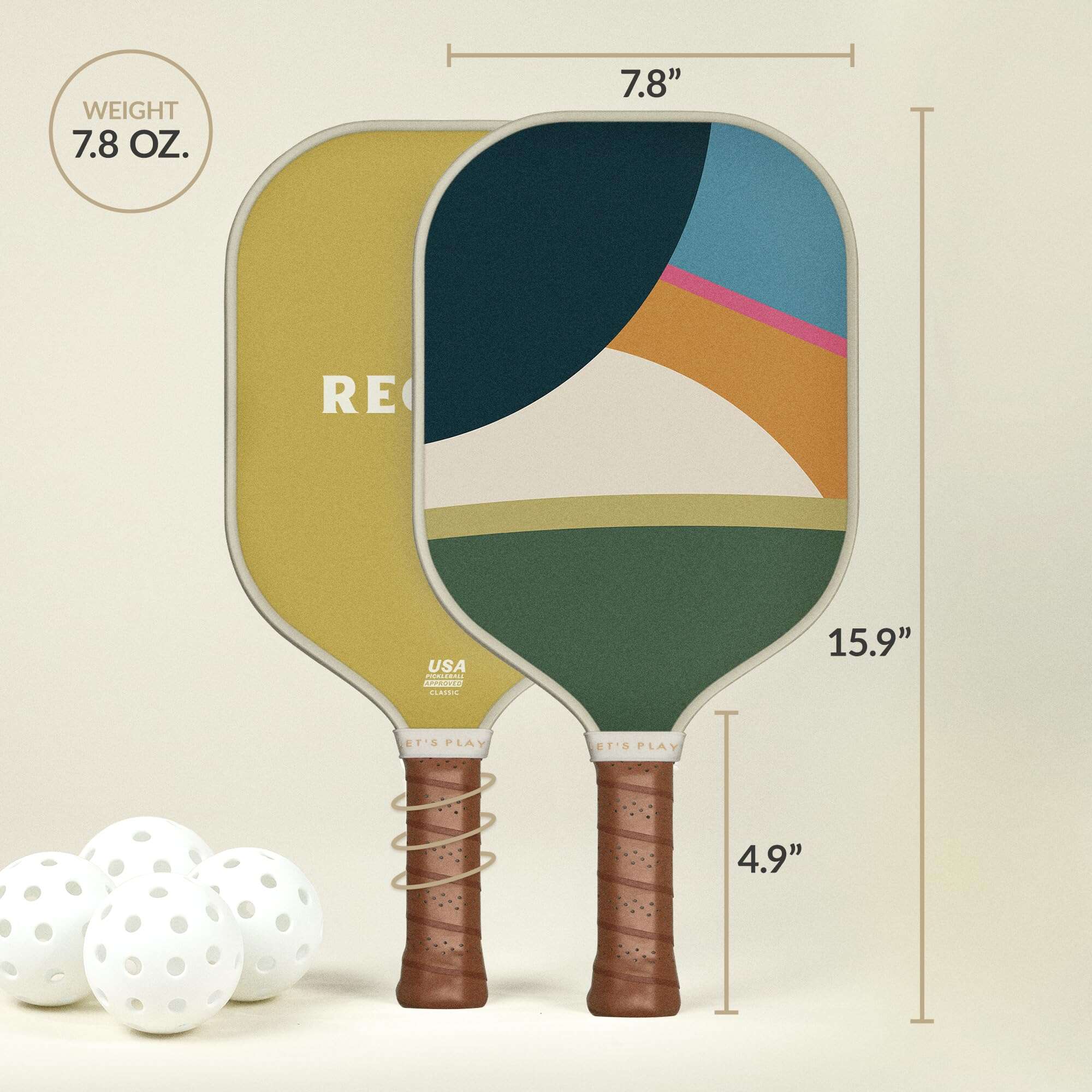Pala de Pickleball Premium Recess, Vista - Superficie de - Imagen 3