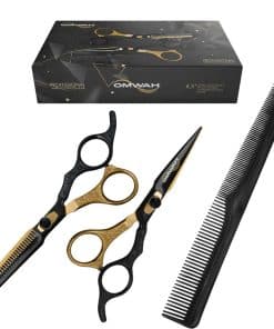 Tijeras de Peluquería Profesional OMWAH de 7.5" Hechas de