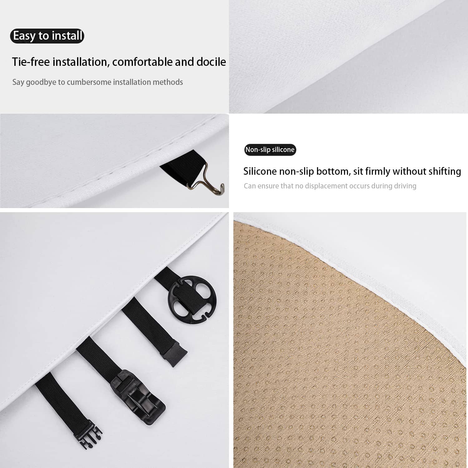 Protector de Asiento de Coche Oulex, Fundas de Cojín de - Imagen 6