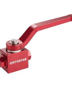 Válvula de cierre de línea de freno de aluminio de 1/8" NPT