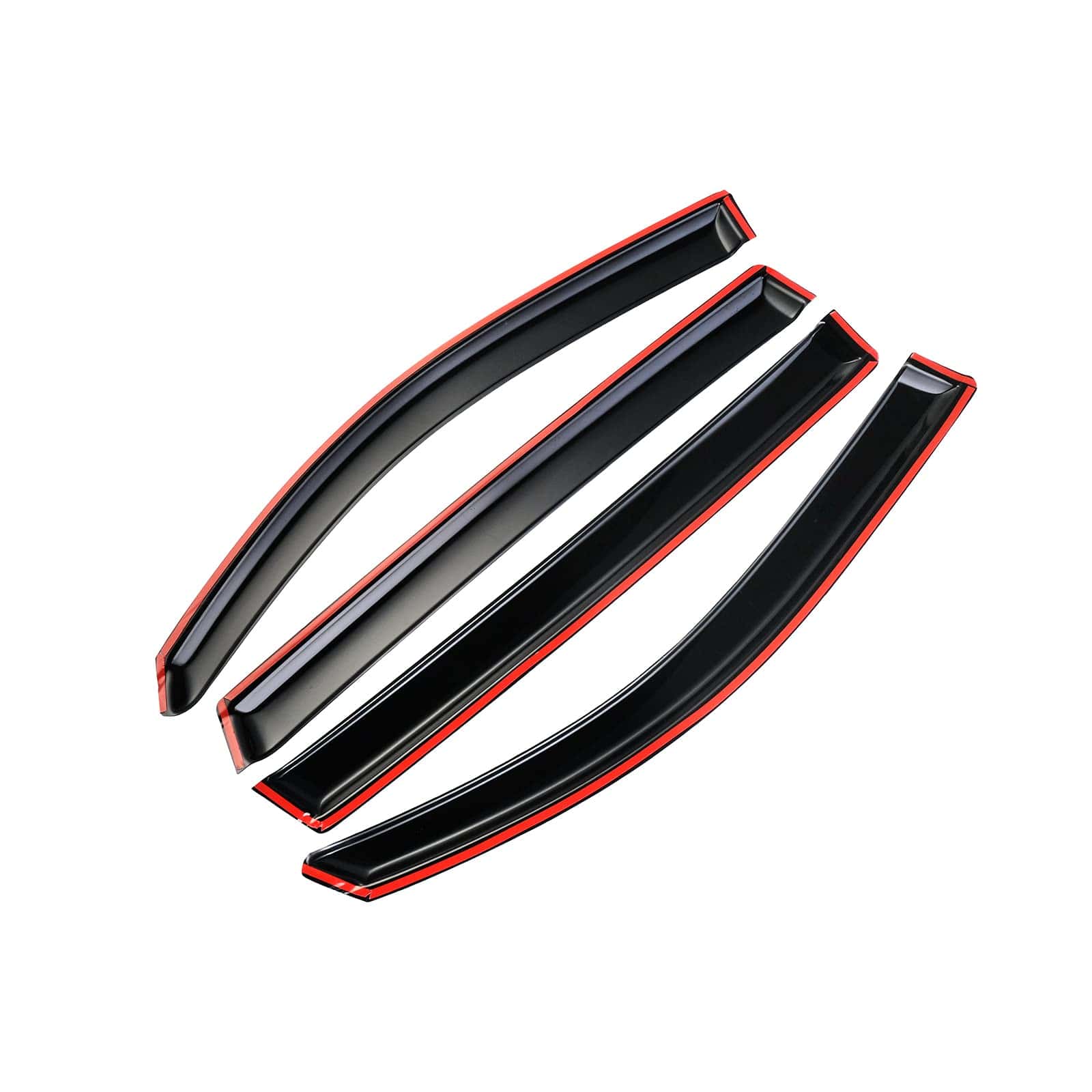 Arokzn 94557 Deflectores de ventanas viseras protectoras - Imagen 4