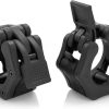HACUBA FITNESS Abrazaderas de Barra Olímpica -Negro