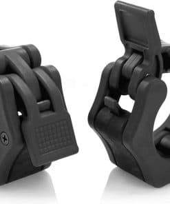 HACUBA FITNESS Abrazaderas de Barra Olímpica -Negro