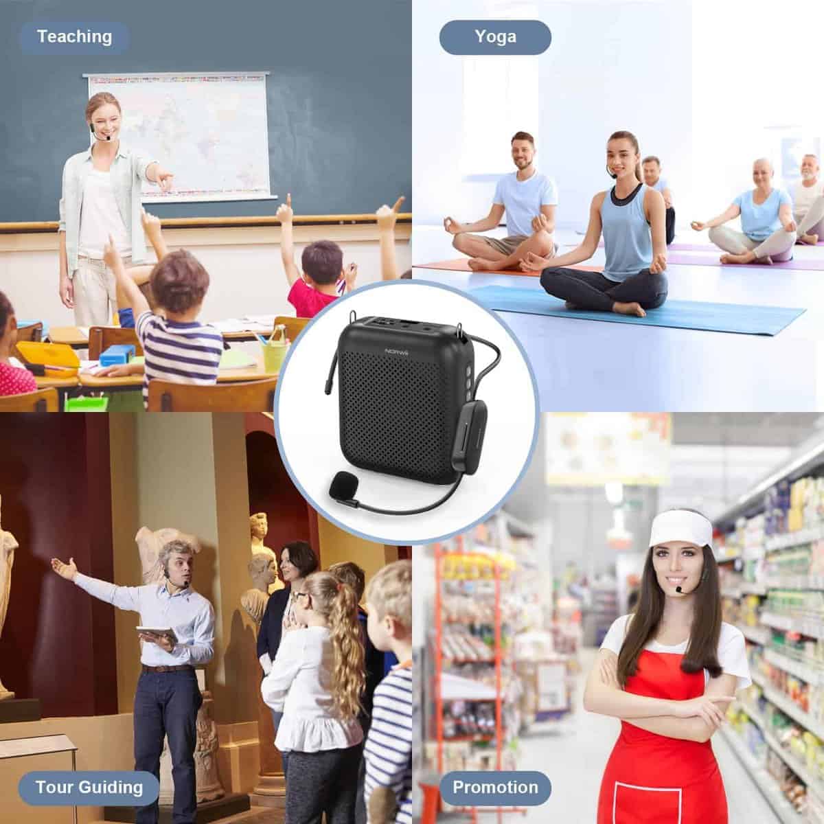 Amplificador de Voz Inalámbrico Norwii con Micrófono - Imagen 6