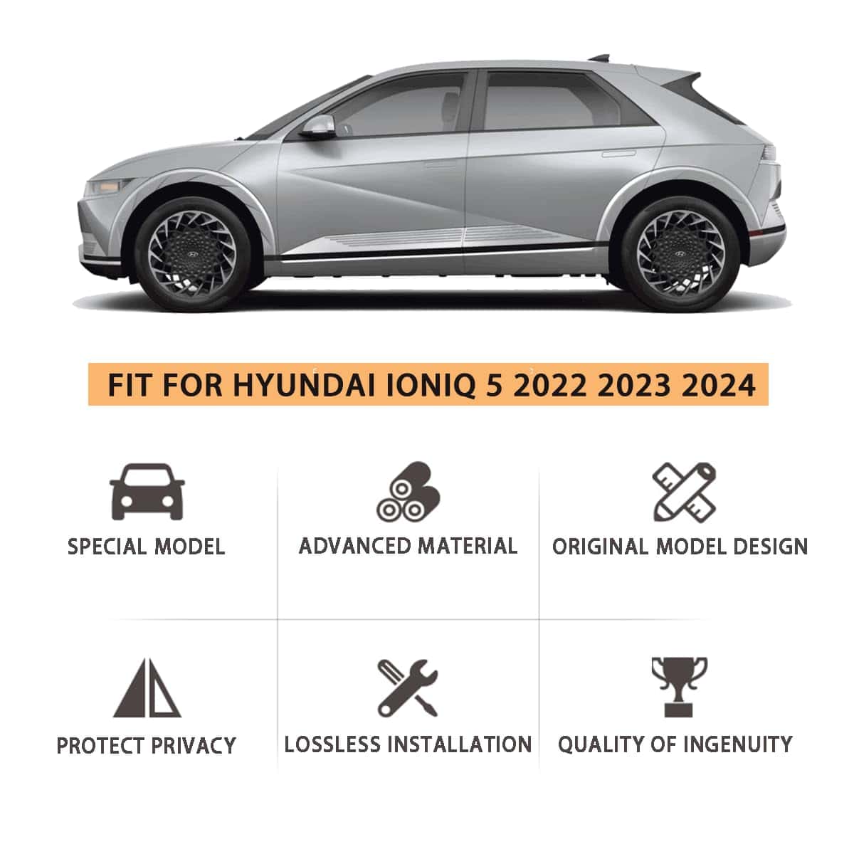 Cubierta de carga avanzada AQAE para Hyundai IONIQ 5 2022 - Imagen 6