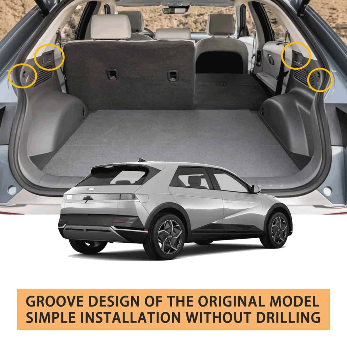 Cubierta de carga avanzada AQAE para Hyundai IONIQ 5 2022 - Imagen 4