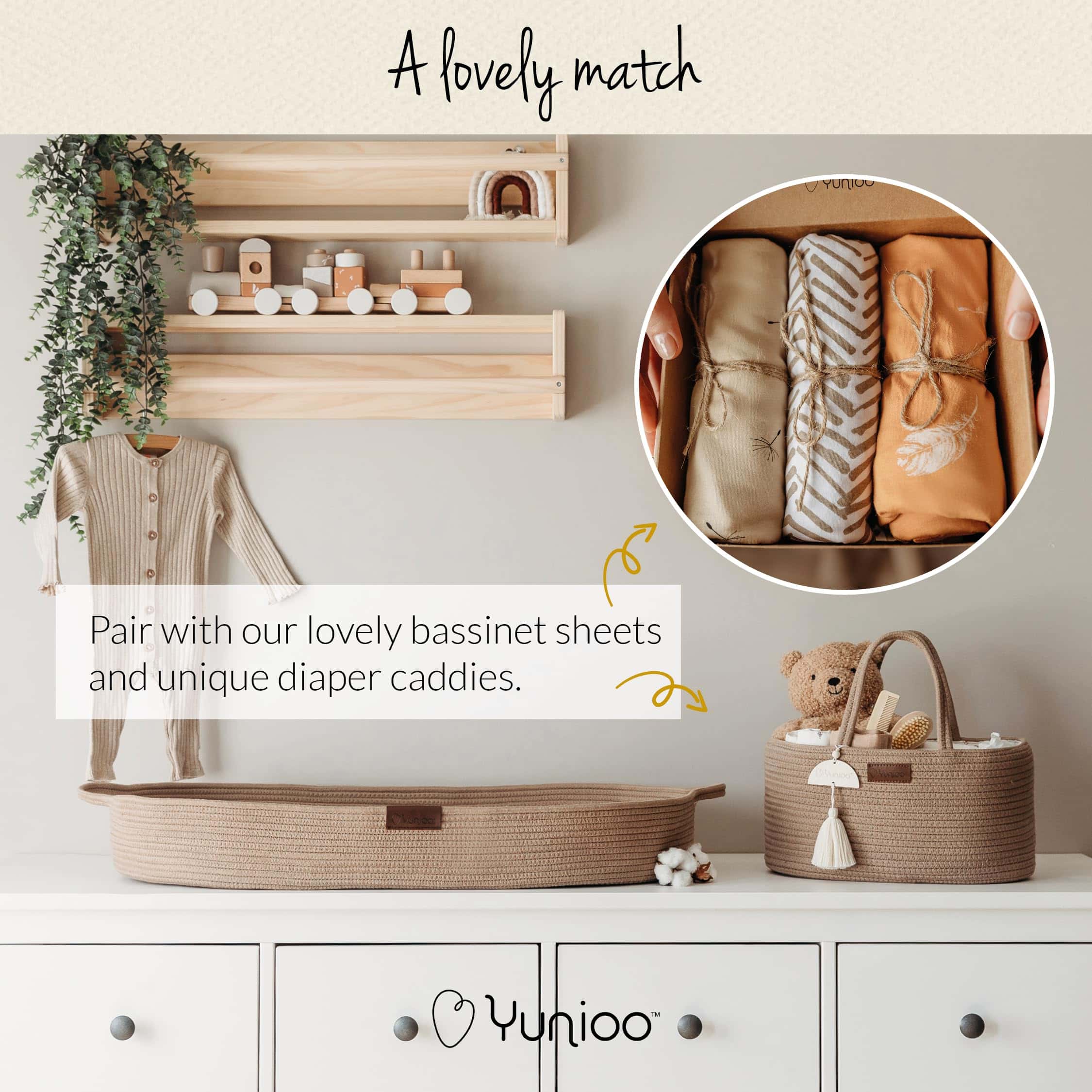 Cambiador de Bebé XL Reforzado Yunioo con Colchoneta de - Imagen 7