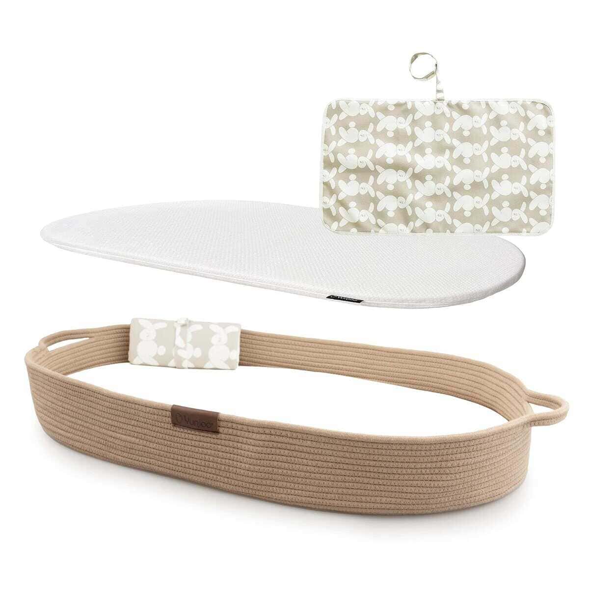 Cambiador de Bebé XL Reforzado Yunioo con Colchoneta de