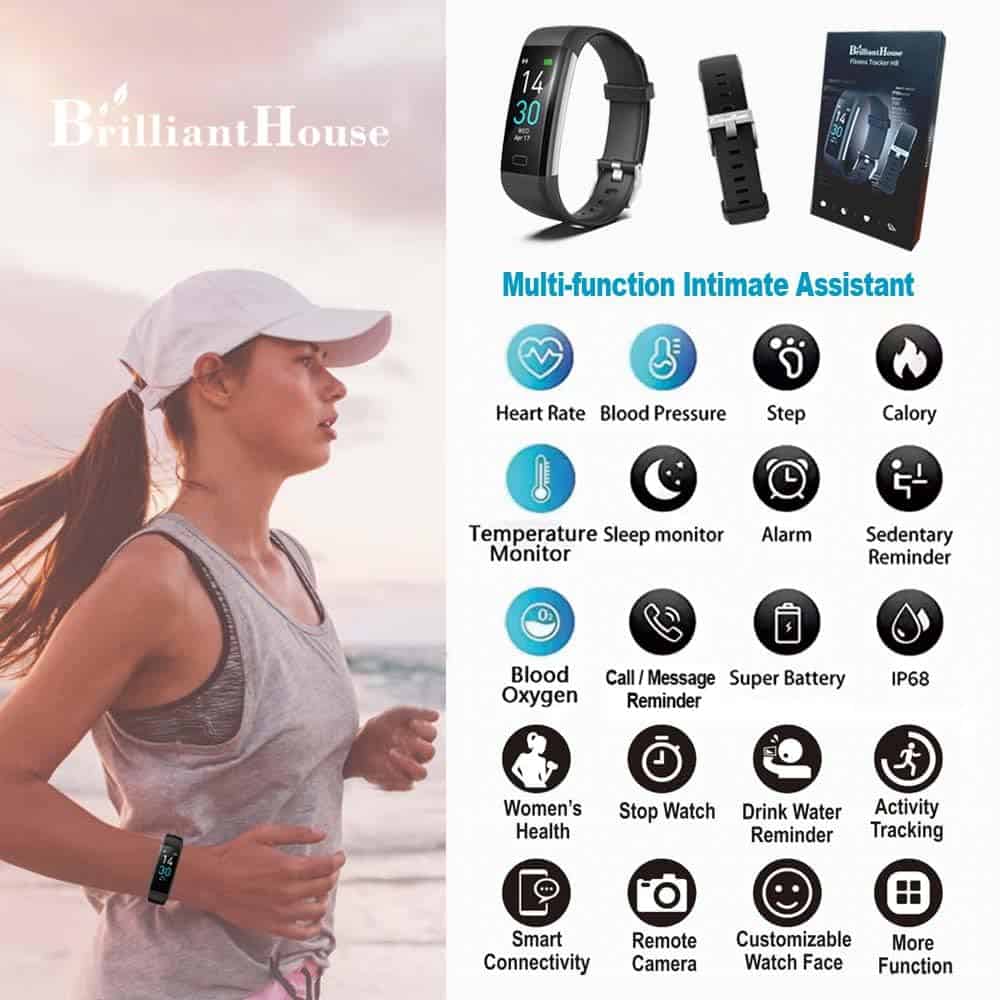 Fitness Tracker con Monitor de Ritmo Cardíaco/Contador de - Imagen 4