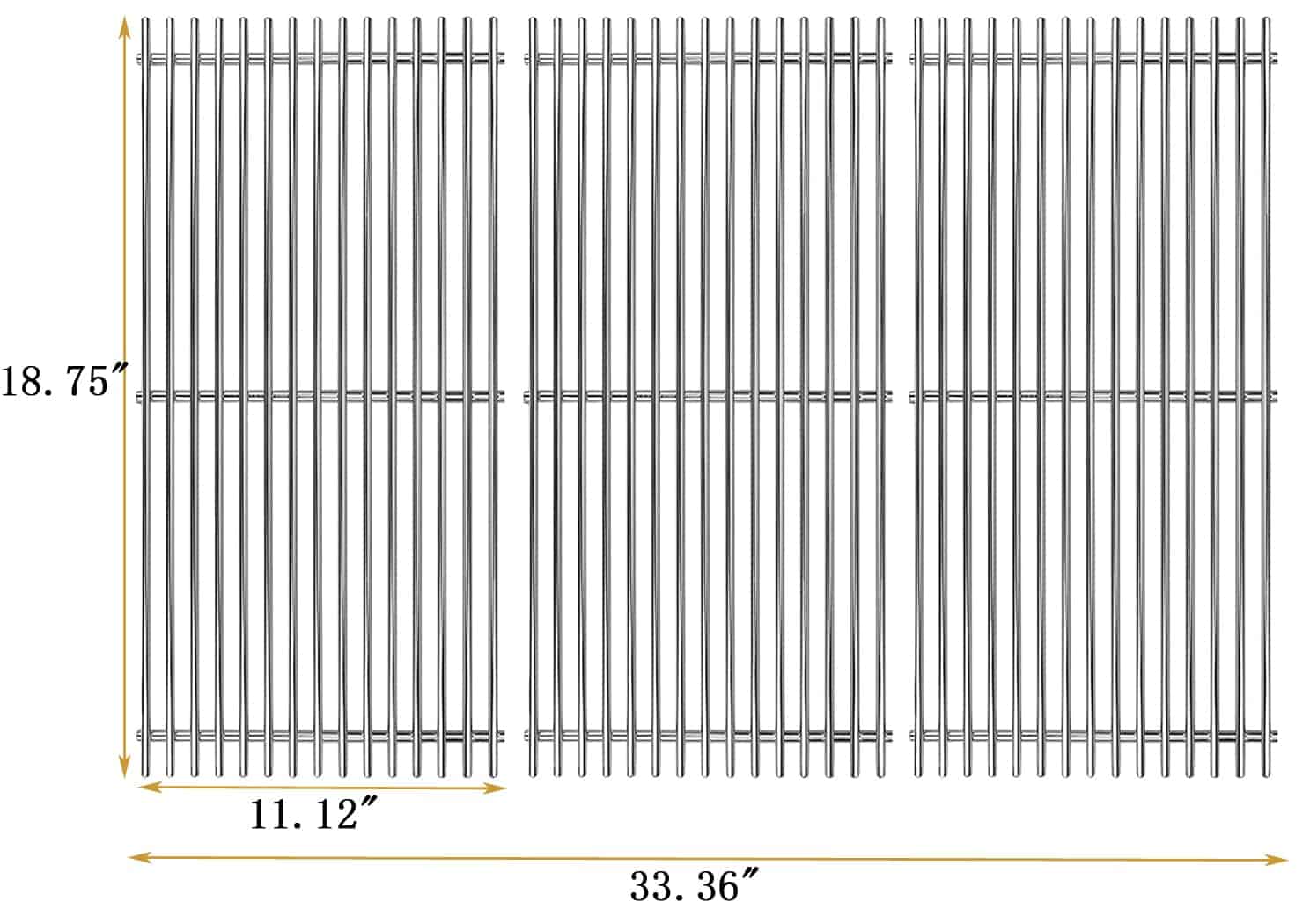 Htanch SF6089 (Paquete de 3) 18.7" Rejillas de Cocina de - Imagen 3