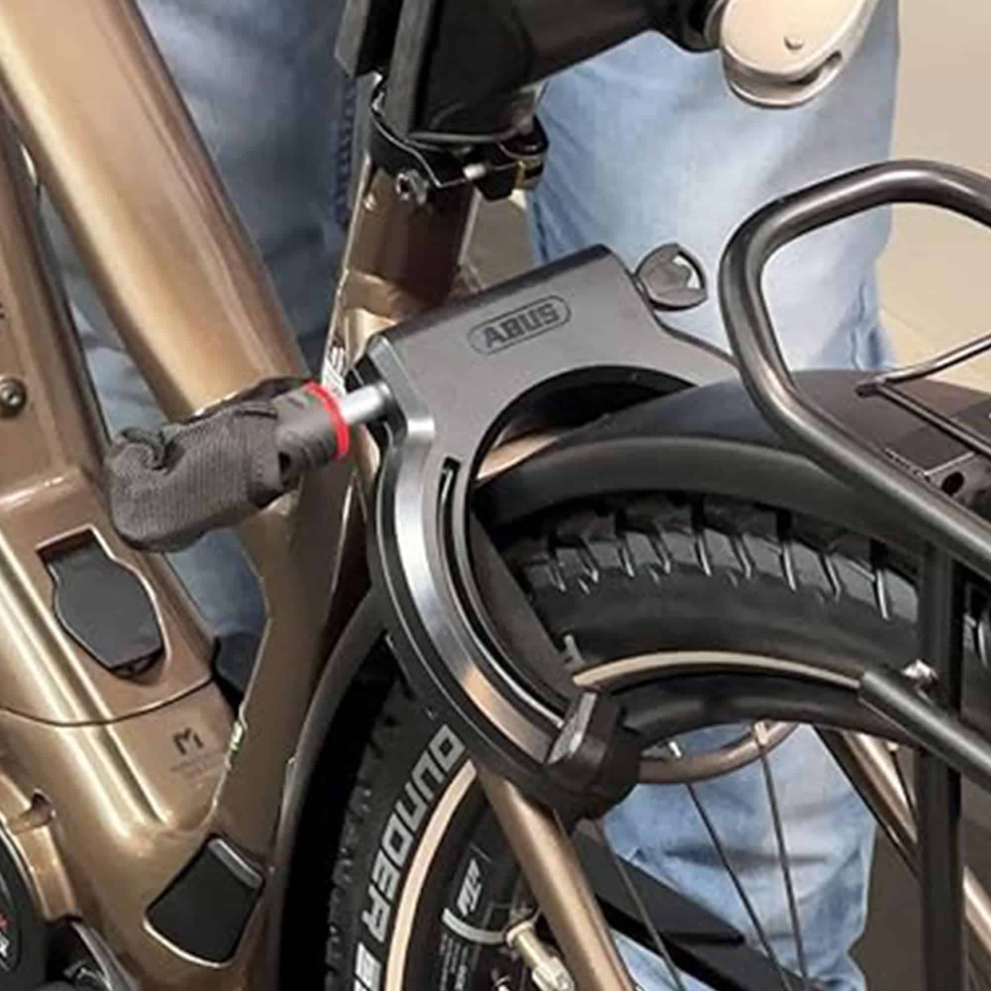 ABUS 2023 Candado de cuadro Granit Xplus 6950M AM NR BK, - Imagen 3