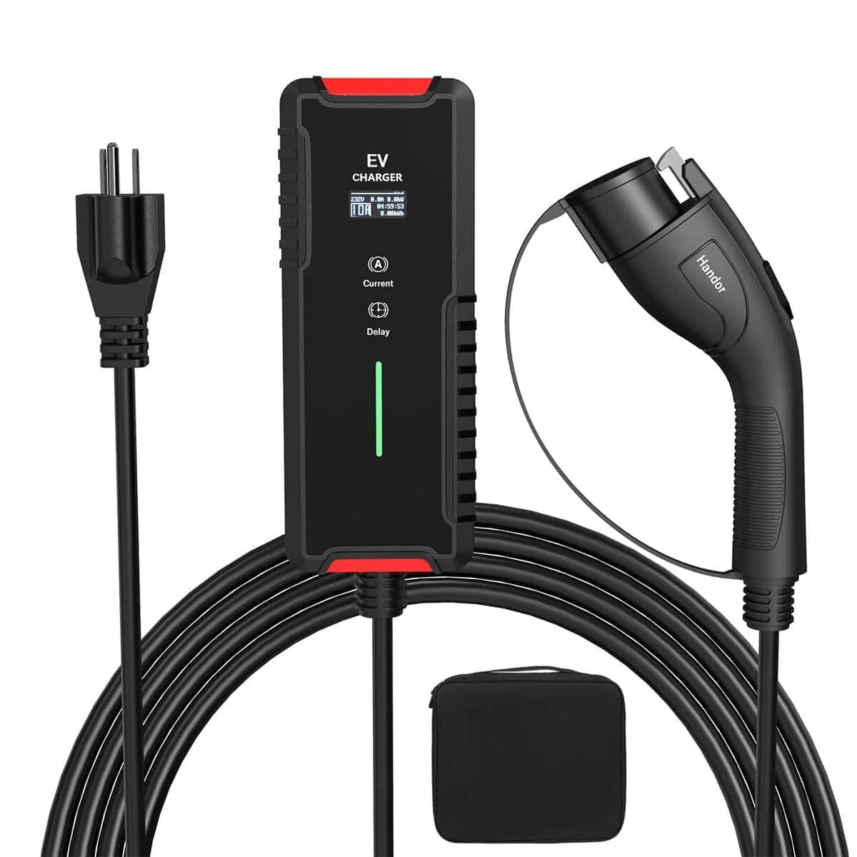Cargador de Nivel 1 Handor, 110V 16Amp con cable de