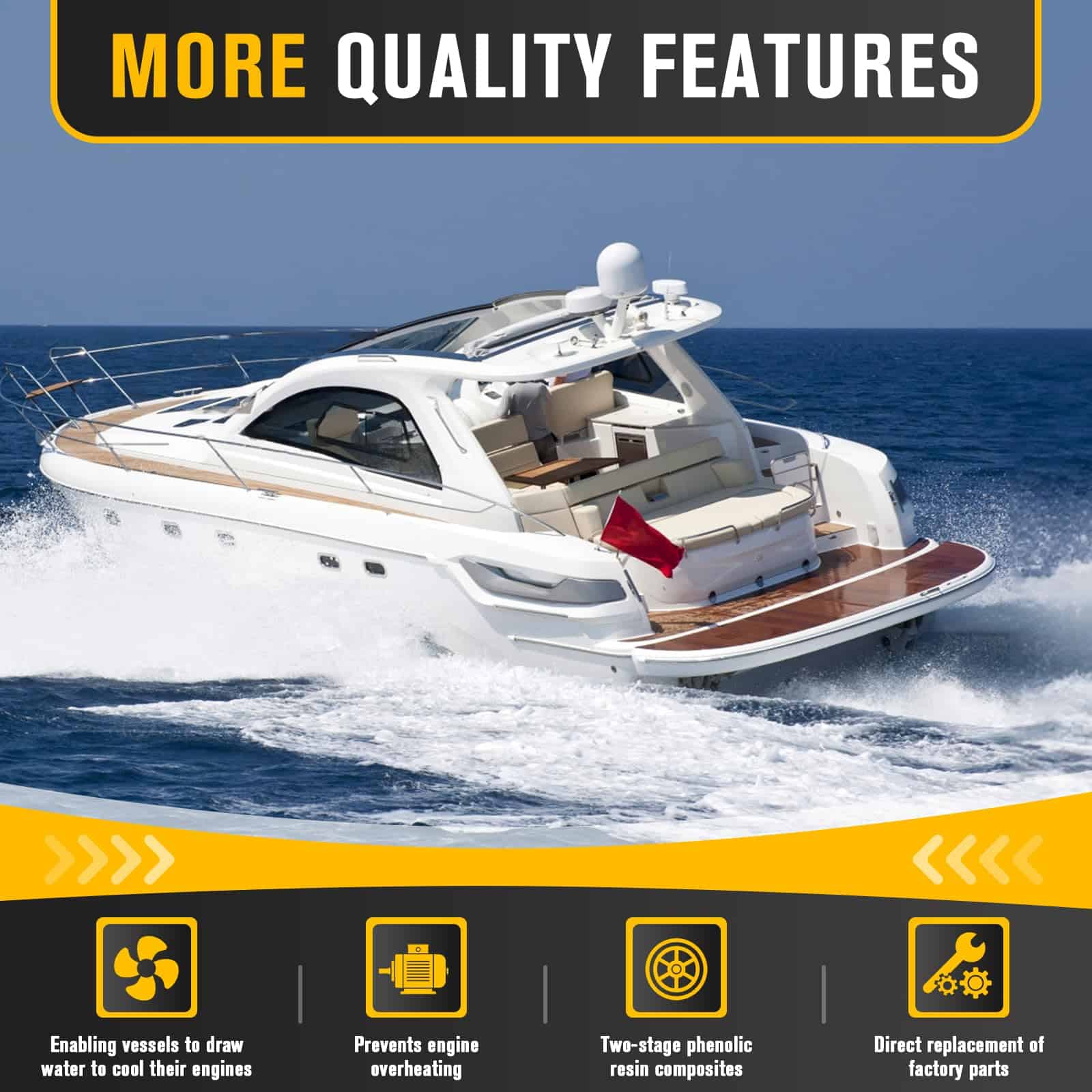 Kit de Impulsor de Bomba de Agua 807151A14 para Motores - Imagen 6