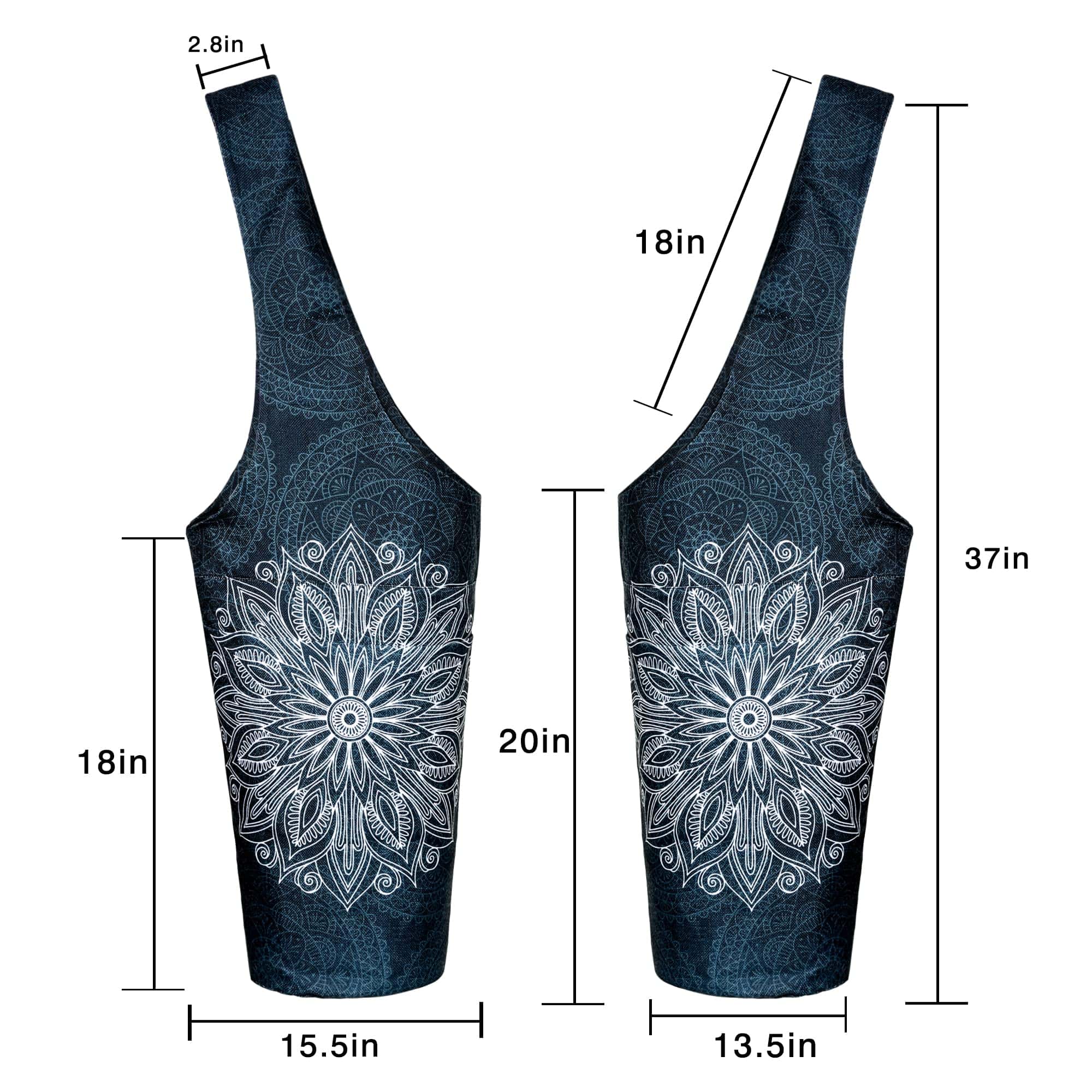 Bolsa para tapete de yoga BagYG - Bolso largo con bolsillos - Imagen 5