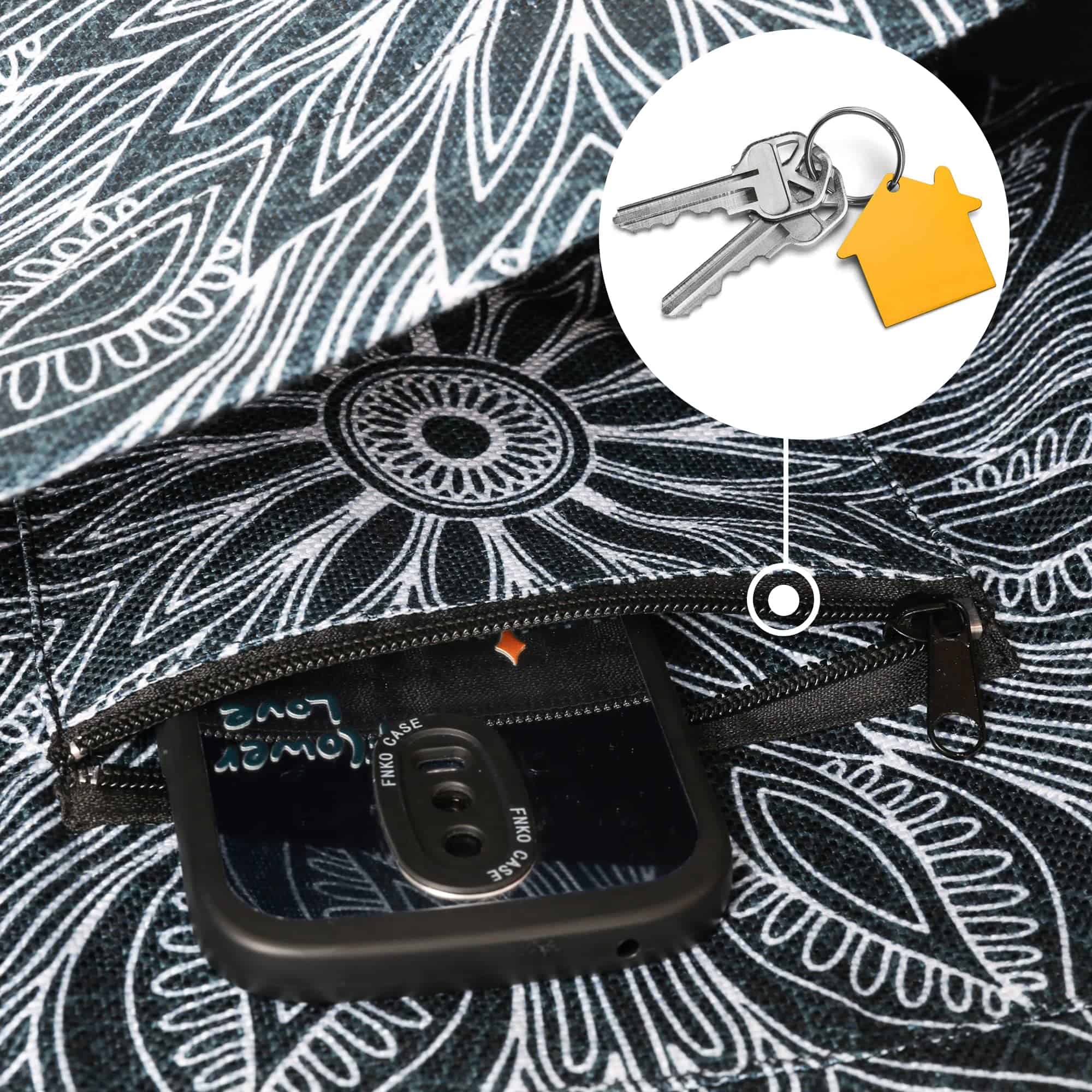 Bolsa para tapete de yoga BagYG - Bolso largo con bolsillos - Imagen 4